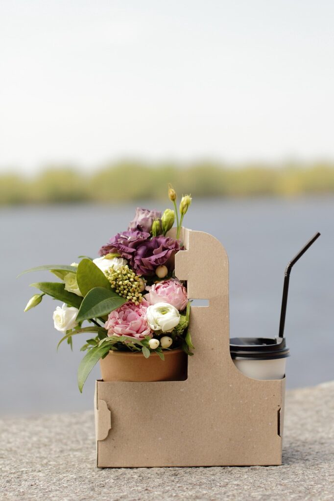 to-go coffee, flowers, nature, bouquet, coffee, caffeine, flower background, beautiful flowers, flower wallpaper, landscape