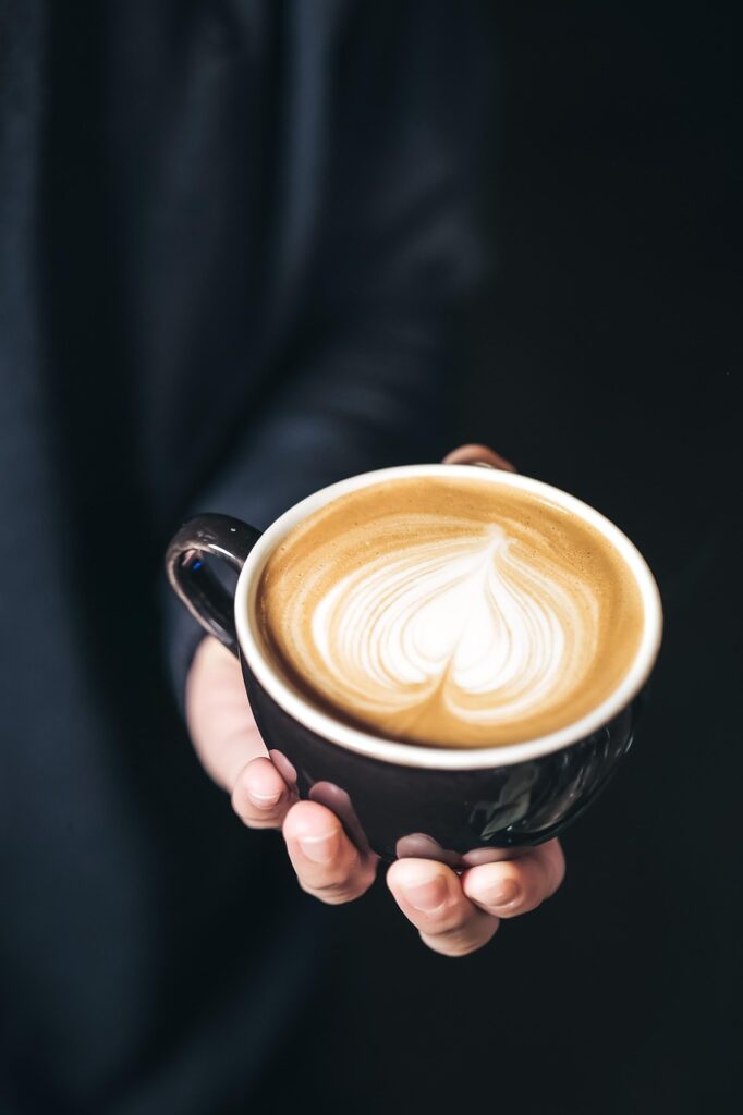 the coffee, capuchino, hot, dark, drink, hand, the coffee, the coffee, the coffee, the coffee, the coffee, capuchino